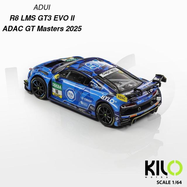 予約 KLW0036-2 KILOworks 1/64 アウディ Audi R8 LMS GT3 EVO II ADAC