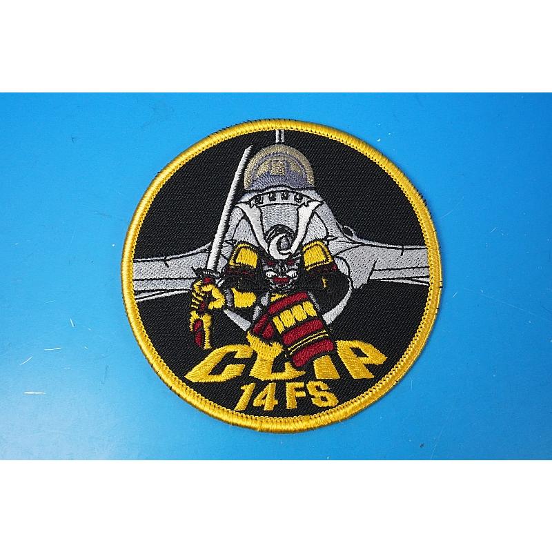 14FS サムライ F-16 三沢基地パッチ ワッペン USAF アメリカ空軍 F-16 14FS/第14戦闘飛行隊 SAMURAI/侍