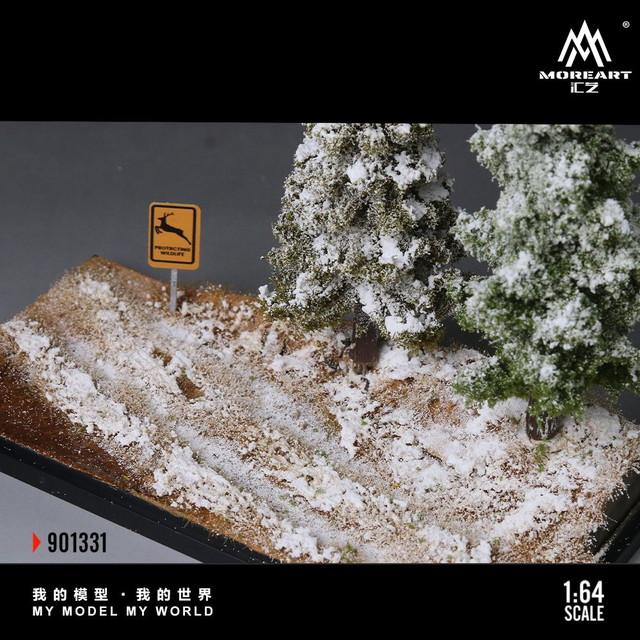 予約 MO901331 MoreArt 1/64 SCENE OF THE FIRST SNOWFALLIN WINTER
