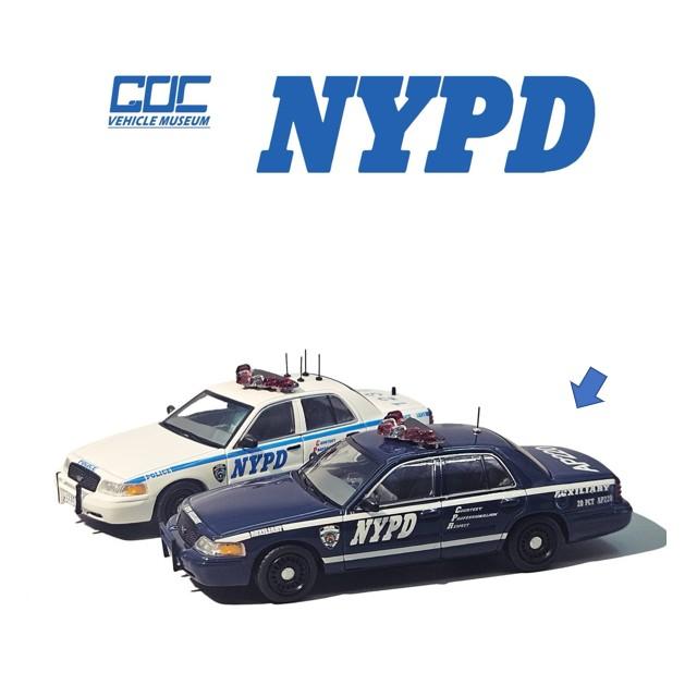グッシー様　クラウンビクトリア　NYPD　ポリスカー　パトカー 新品 GOC 1/64 フォード クラウン ビクトリア Ford Crown Victoria New