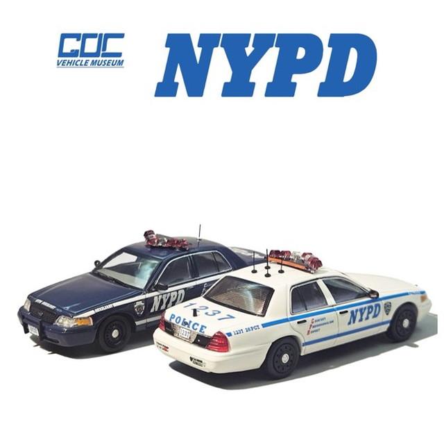 グッシー様　クラウンビクトリア　NYPD　ポリスカー　パトカー 新品 GOC 1/64 フォード クラウン ビクトリア Ford Crown Victoria New
