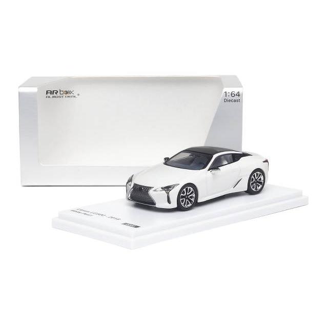 1/64 海外限定 Lexus LC500 2018 ホワイト系 予約 670305001 AR Box [Almost Real Model] 1/64 レクサス Lexus