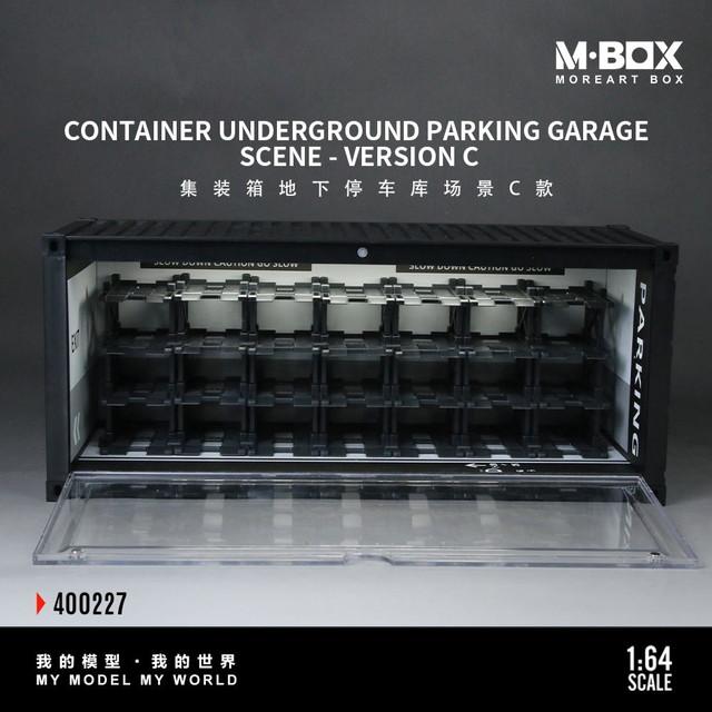 新品 MB400227 MBOX 1/64 CONTAINER UNDERGROUND PARKING GARAGE SCENE