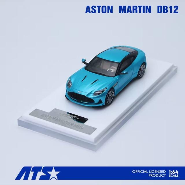 Aston Martin DB12 1/64オフィシャルミニカー ライトブルー 新品 ATS881302 ATS 1/64 アストンマーティン Aston Martin DB12 Coupe