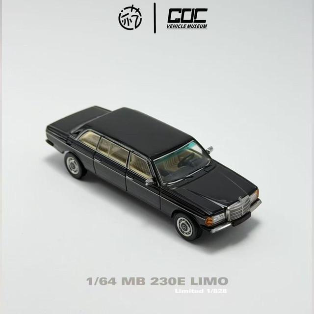 新品 Jiyi x GOC 1/64 メルセデス ベンツ ロングリムジン BENZ 230E