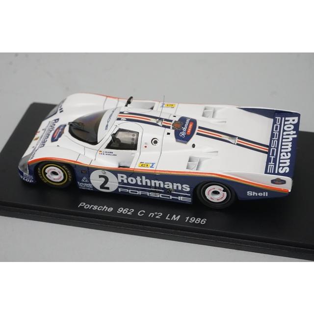 1/43 スパーク S0924 ポルシェ 962C ルマン 1986 #2 ロスマンズ仕様の画像