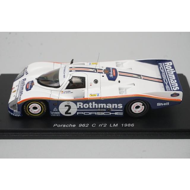 1/43 スパーク S0924 ポルシェ 962C ルマン 1986 #2 ロスマンズ仕様の画像