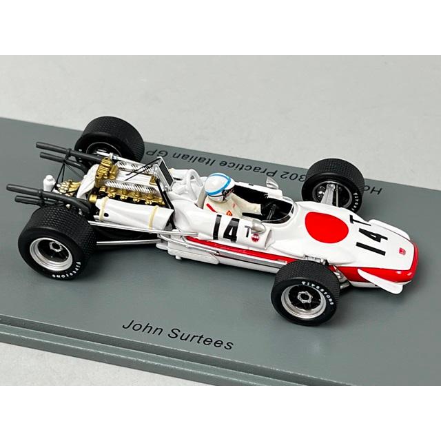貴重ポールズモデルグランプリシリーズ１／1８　ザウバーＣ１２　Ｊ・Ｊ・レート仕様 1/43 スパーク S6228 ホンダ RA302 Practice イタリアGP 1968 #14 J