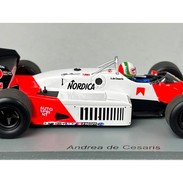 1/43 スパーク S8804 アルファロメオ 183T ドイツGP 2nd 1983 #22 A.デ