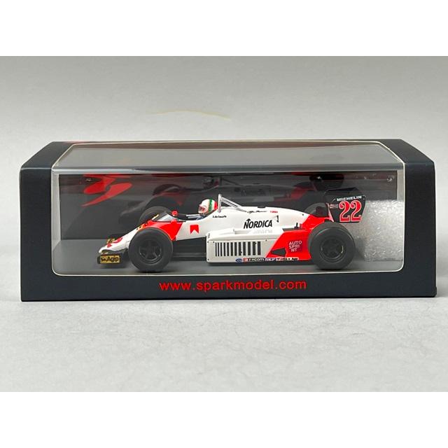1/43 スパーク S8804 アルファロメオ 183T ドイツGP 2nd 1983 #22 A.デ
