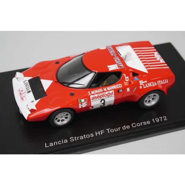 1/43 スパーク S9070 ランチア ストラトス HF ツール ド コルス 1972