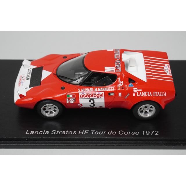 1/43 スパーク S9070 ランチア ストラトス HF ツール ド コルス 1972