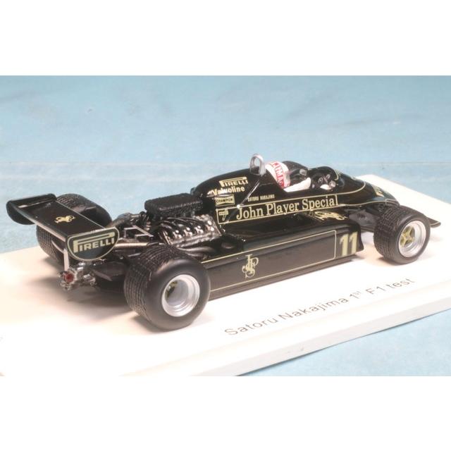 新品 ROMU025 スパーク 1/43 ロム特注 ロータス 91 フォード #11 1982/12/7 中嶋 悟 1ST F1 テストの画像