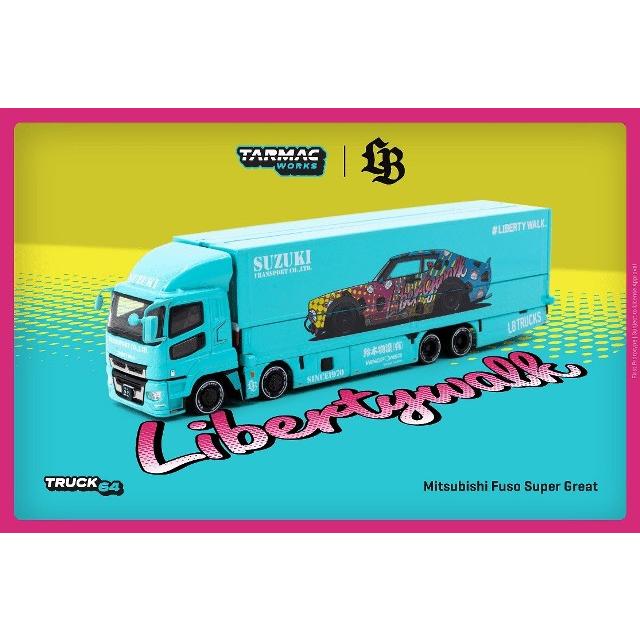 新品 T64T-TL001-LBS Tarmac Works 1/64 三菱 Mitsubishi Fuso Super