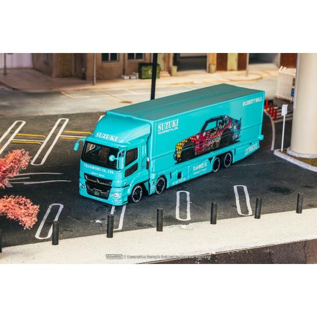 新品 T64T-TL001-LBS Tarmac Works 1/64 三菱 Mitsubishi Fuso Super
