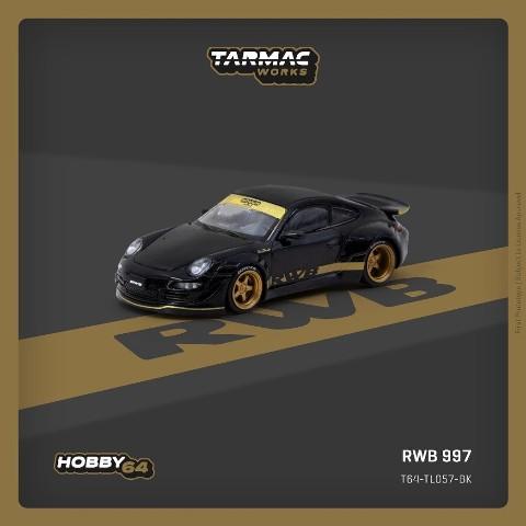新品 T64-TL057-BK Tarmac Works 1/64 RWB 997 Black : ブーストギア