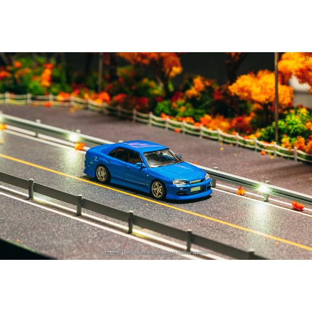 予約 T64G-088-BL Tarmac Works 1/64 URAS Skyline ER34 Blue