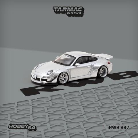 Tarmac Works Hobby64 - Pneumatici Rosa Per Porsche RWB 997 - Scala 1:64 - Toyo