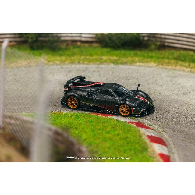 Tarmac Works Pagani Imola Limitierte Auflage Matt Schwarz Carbon
