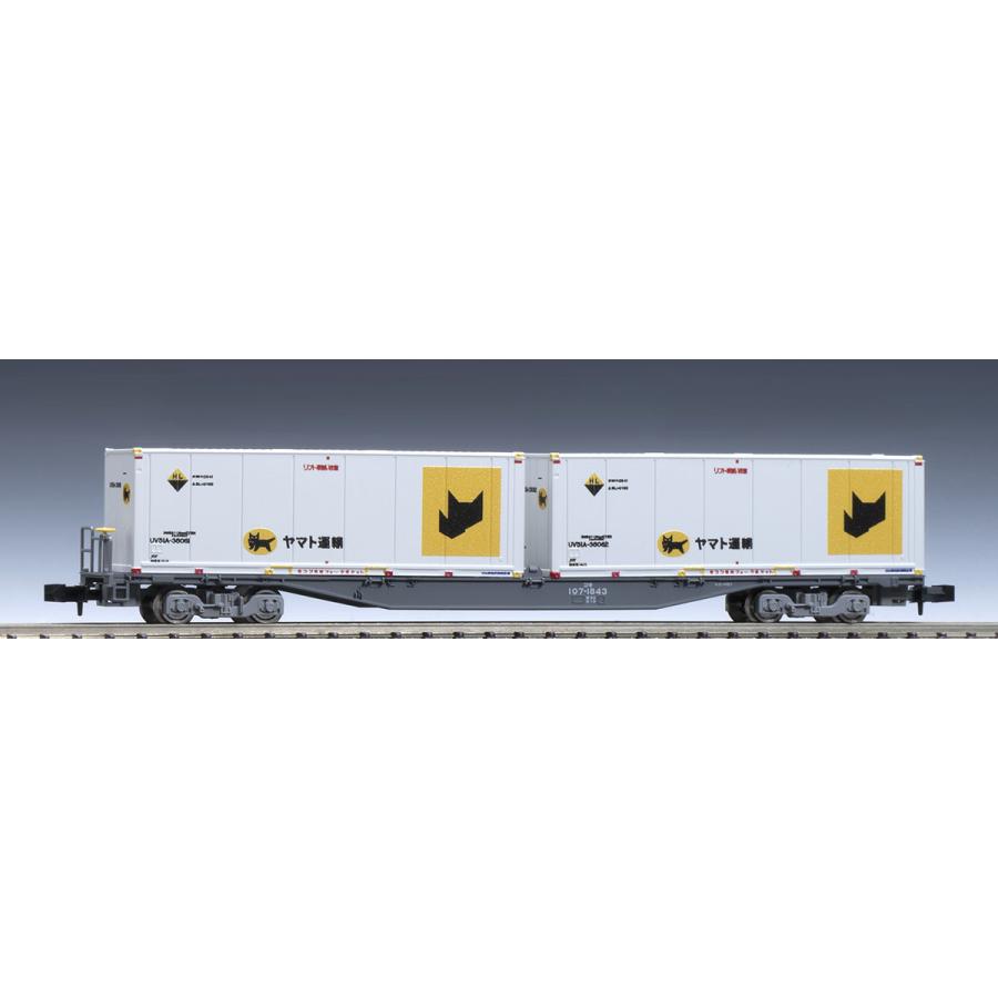 TOMIX 8756 コキ107 ヤマト新塗装4両セット TOMIX 8756 コキ107形(新塗装・ヤマト運輸コンテナ付) : ブーストギア