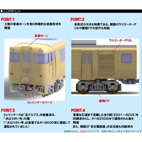 新品 トミックス 98446 Nゲージ 名鉄キハ8200系（北アルプス 