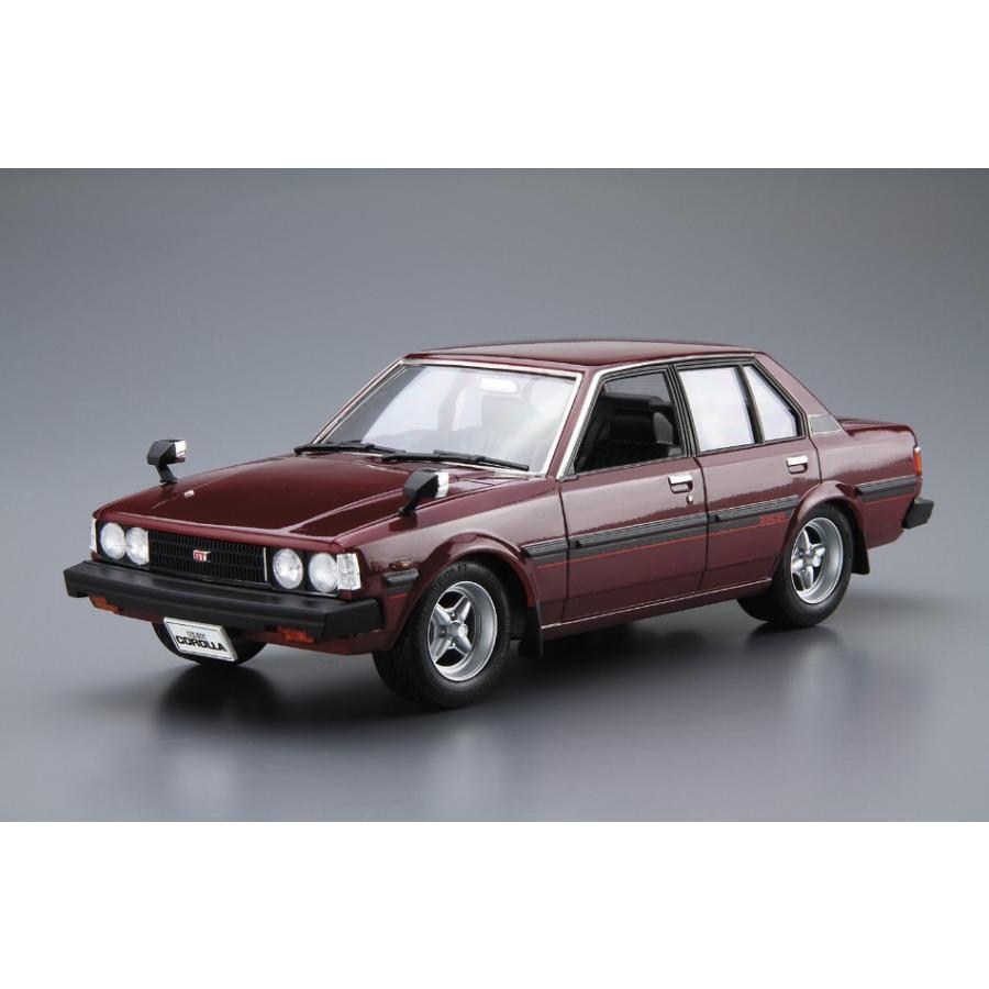 アオシマ ザ☆モデルカー 71 1/24 トヨタ E71/70 カローラセダン GT/DX