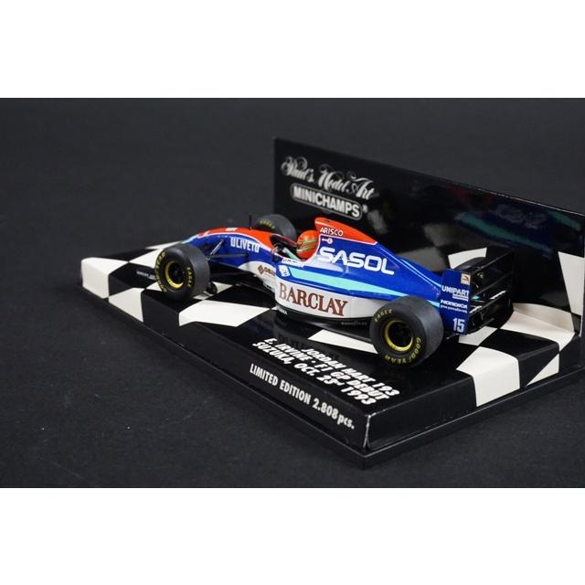 1 43ミニチャンプス ジョーダンハート 193 E アーバイン F1gpデビュー戦 鈴鹿 1993 15 Nn フリースタイル ホビーヤフー店 通販 Yahoo ショッピング