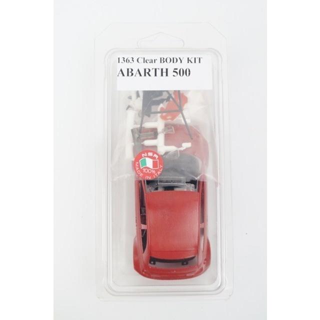 新品1363-R NSR ABARTH 500 Assetto Corse body kit RED : ブースト