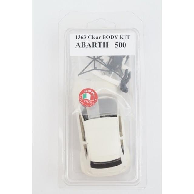 新品1363-W NSR ABARTH 500 Assetto Corse body kit WHITE : ブースト