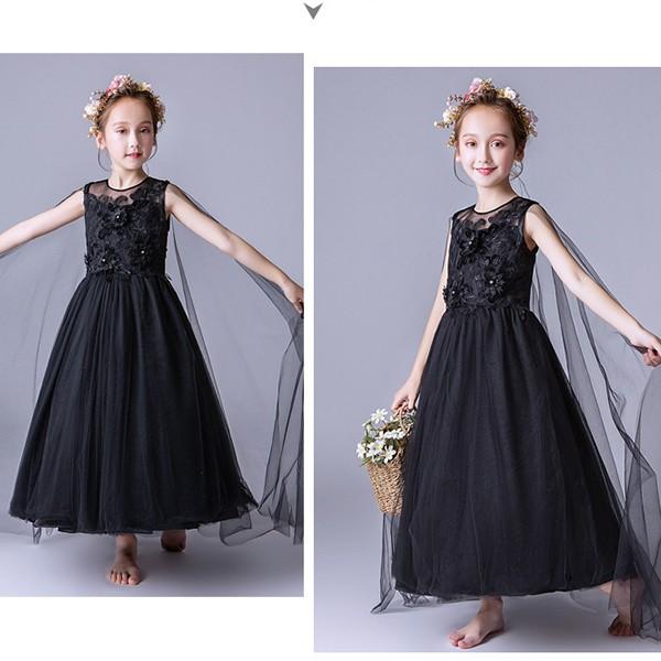 子供黒ドレス発表会 結婚式 こども黒ドレスロング 新作ドレス こどもドレス 発表会 ピアノ キッズドレス 黒ドレスワンピース110 1 130 140 150 160 Free Lfq 11 株式会社フリースタイル 通販 Yahoo ショッピング