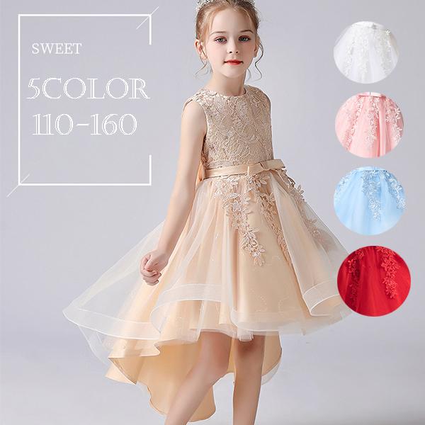 子供ドレス 発表会 ピアノ発表会 結婚式 リンゴガール 子供パーティー