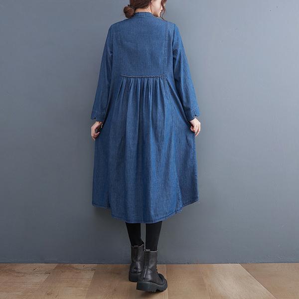 デニムワンピース コーデ 40代 デニムシャツワンピース 秋 デニム 大きいサイズ ゆったり Free Lyq 032 株式会社フリースタイル 通販 Yahoo ショッピング