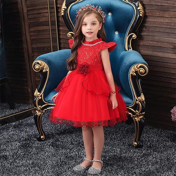 子供ドレス 赤 子供ドレス結婚式 ワンピース 袖あり 安い 発表会ドレスキッズ100 150 Gz Free Doresu09 株式会社フリースタイル 通販 Yahoo ショッピング