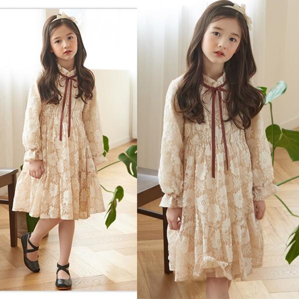 韓国 子供服 レースワンピース 長袖 可愛い キッズドレス お呼ばれワンピース 結婚式 発表会 総レース おしゃれ110 1 130 140 150 160 Gz Free Etq17 株式会社フリースタイル 通販 Yahoo ショッピング