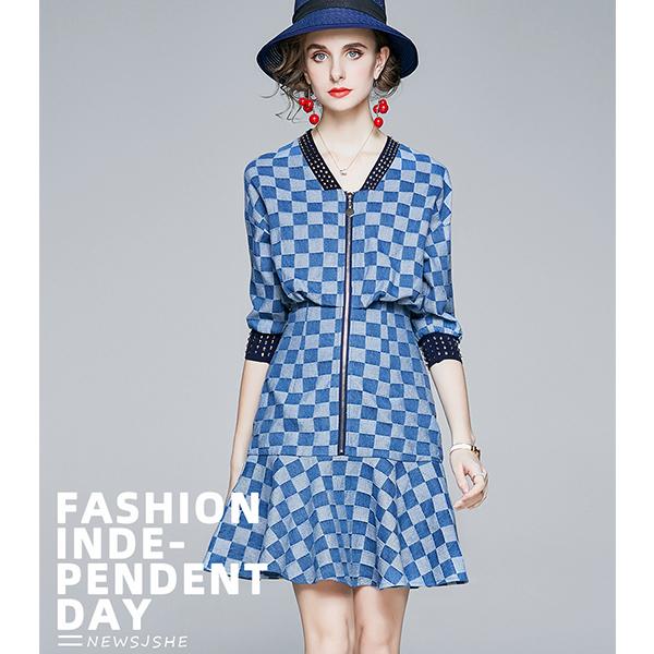 デニムワンピース ひざ丈 新品 マーメイドドレス 袖あり ドレスワンピース 夏 結婚式 お呼ばれタイトドレス 膝丈 可愛いワンピース Gz Free Shlfq 32 株式会社フリースタイル 通販 Yahoo ショッピング