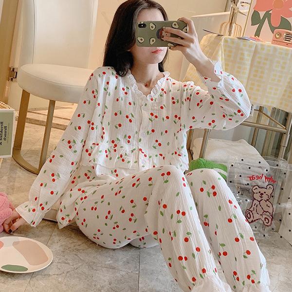 産後パジャマ ルームウェア 部屋着 おしゃれ 授乳パジャマ 授乳口付き 産前産後可 ガーゼ素材 Gz Free Yfsy19 36 株式会社フリースタイル 通販 Yahoo ショッピング