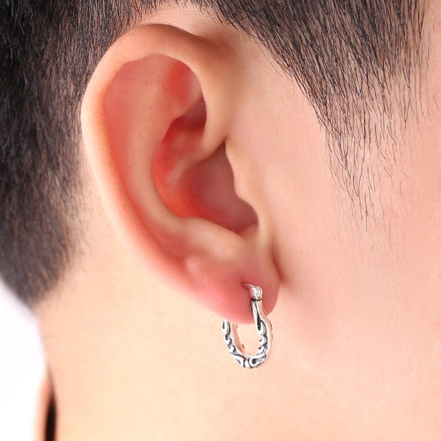 FREE STYLE アラベスクフープ シルバーフープピアス ピアス シルバー メンズピアス プレゼント FSE047-B フリースタイル【送料無料】 | Freestyle | 02