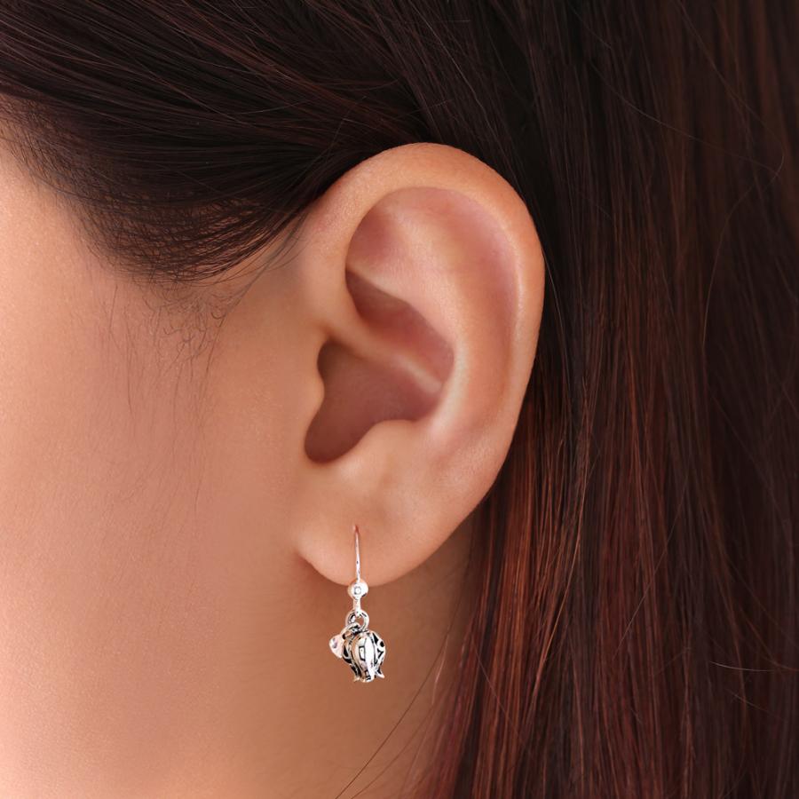 FREE STYLE アラベスクリリー シルバーピアス 両耳セット シルバ- レディース フックピアス プレゼント FSE819 フリースタイル【送料無料】 | Freestyle | 01