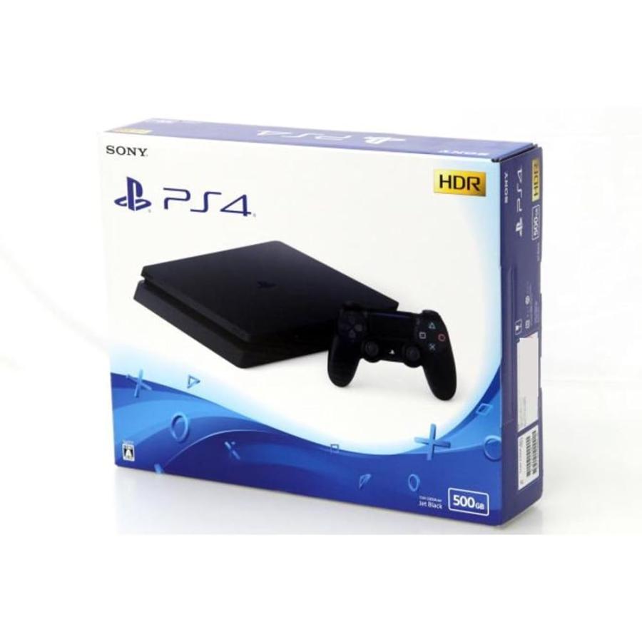 PlayStation 【整備済み品】 SONY PS4 本体 500GB ジェットブラック