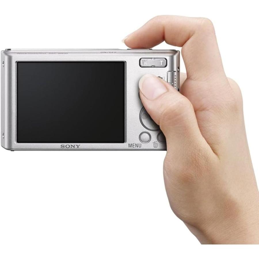 バッテリー付✨Cybershot DSC-W830 コンデジ　デジカメ　シルバー SONY（ソニー） 【整備済み品】 コンパクトデジタルカメラ Cyber-shot