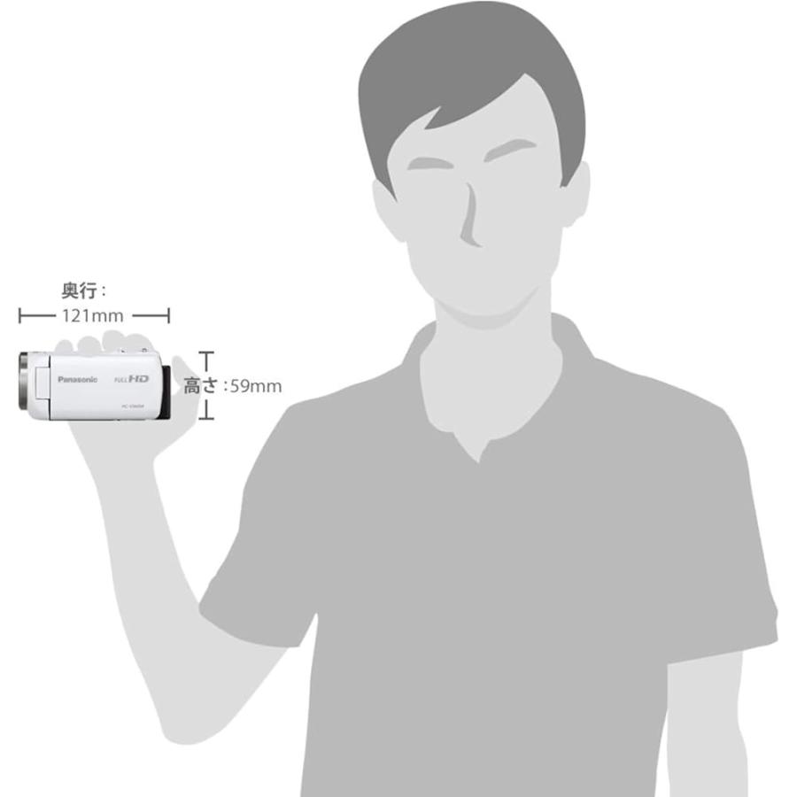 整備済み品】 パナソニック HDビデオカメラ V360M 16GB 高倍率90倍