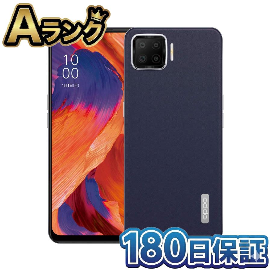 OPPO A 【整備済み品】 A73 ネービー ブルー SIMフリー スマホ 本体