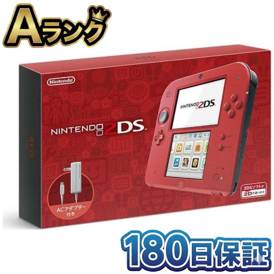 2ds レッド　新品未使用 整備済み品】 Nintendo ニンテンドー2DS レッド SDカードフル