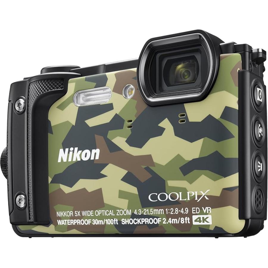 動作品　Nikon COOLPIX W300 防水 耐衝撃 迷彩 ニコン（Nikon） 【整備済み品】 デジタルカメラ COOLPIX W300 GR