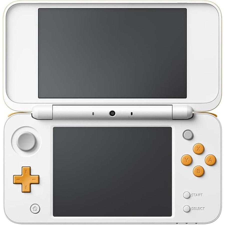 整備済み品】 Newニンテンドー2DS LL 【ホワイト×オレンジ】 SDカード