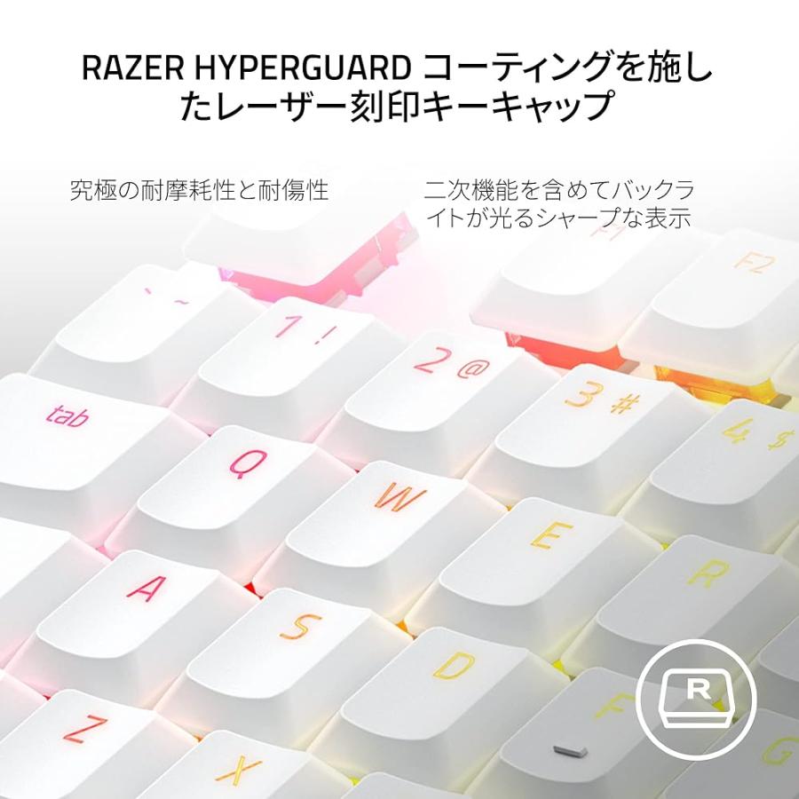 整備済み品】 Razer DeathStalker V2 Pro Tenkeyless White Edition 