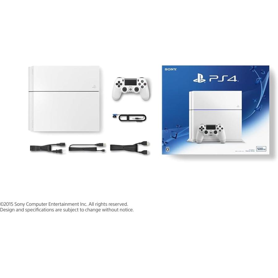 PlayStation 【整備済み品】 SONY 4 グレイシャー・ホワイト 500GB CUH 