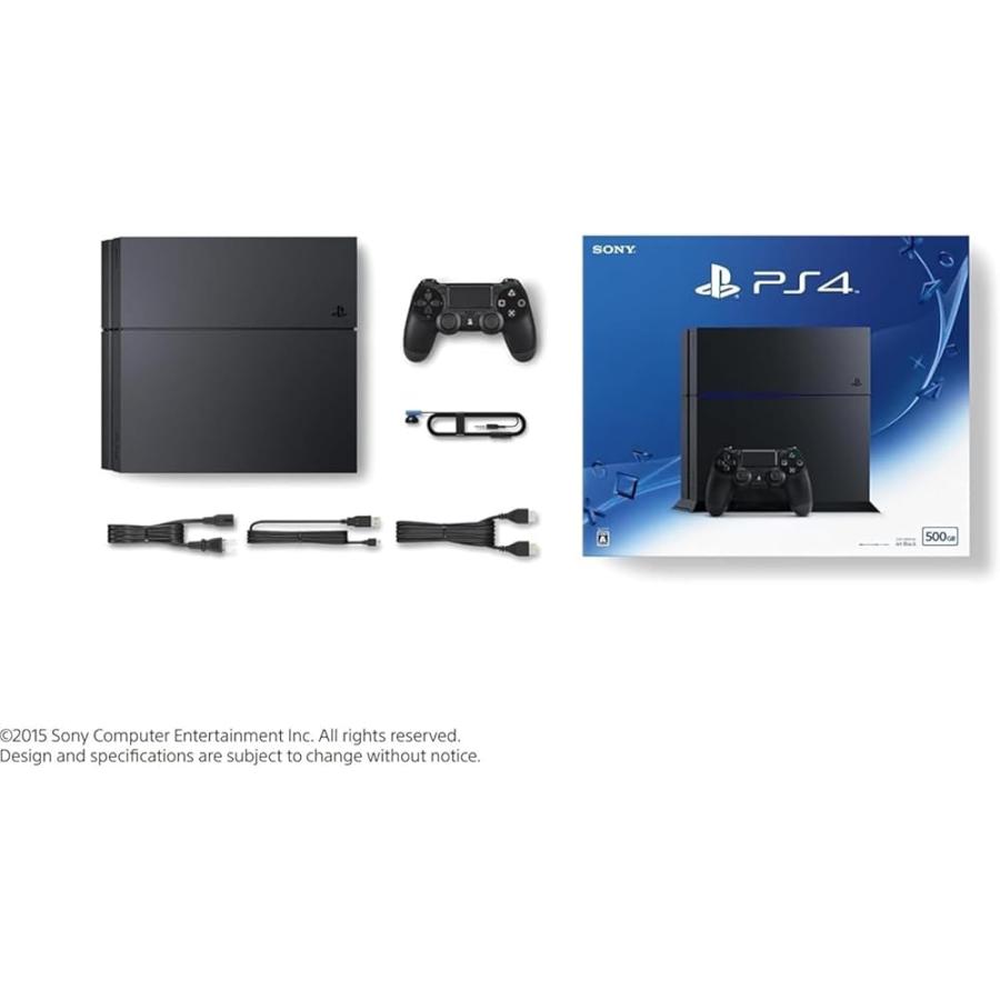 PlayStation 【整備済み品】 SONY PS4 ジェットブラック 500GB CUH 