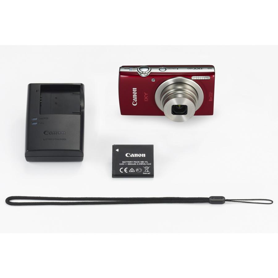 Canon IXY180 完動品 整備済み品】 Canon IXY 180 レッド デジカメ デジタルカメラ キャノン