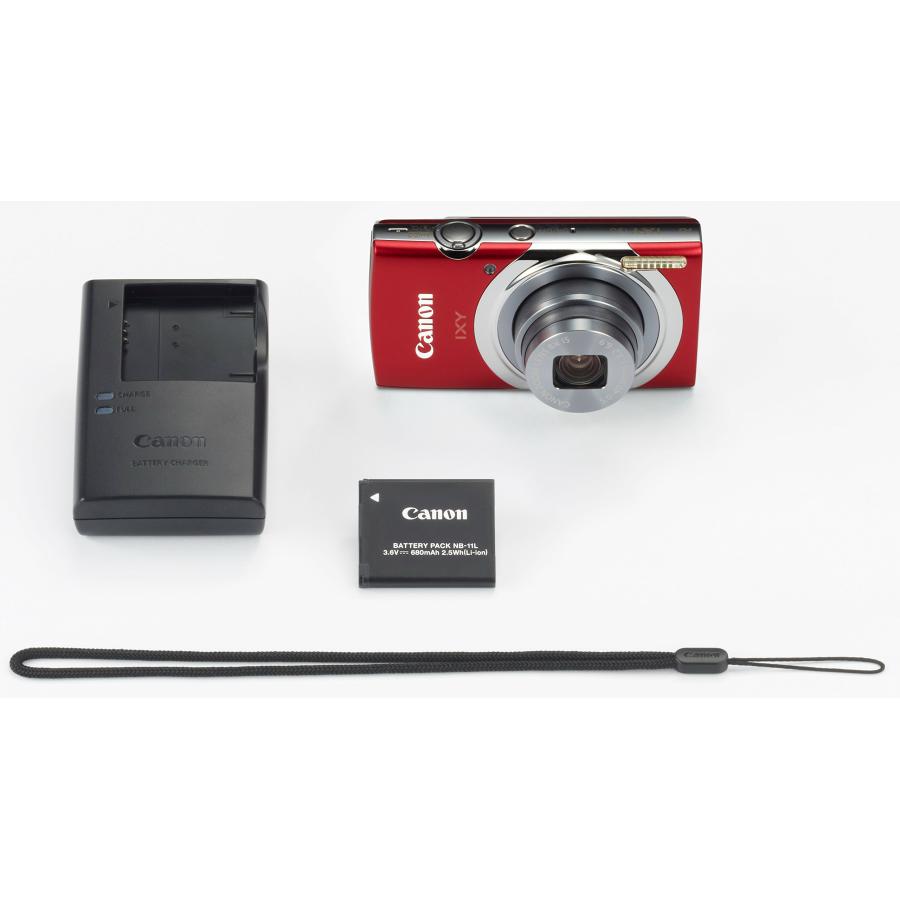 整備済み品】 Canon IXY 130 RE デジタルカメラ デジカメ レッド 1600